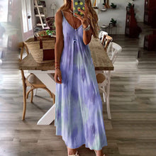 Load image into Gallery viewer, Sling Tie-Dye Maxi Dress