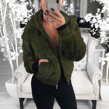 Load image into Gallery viewer, Faux Fur Plush Jacket