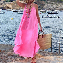 Load image into Gallery viewer, Fashion Sling Holiday Maxi Dress