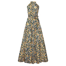 Load image into Gallery viewer, Elegant Round Neck Printed Maxi Dress