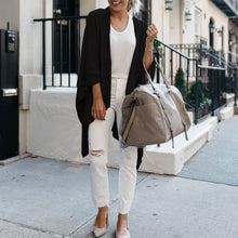 Load image into Gallery viewer, Knit Cardigan With Irregular Hem