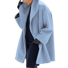 Load image into Gallery viewer, Hooded Woolen Coat