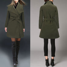 Load image into Gallery viewer, Fashion Slim Long Coat