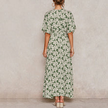 Load image into Gallery viewer, Sexy V-Neck Floral Printed Maxi Dress