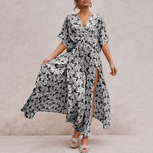 Load image into Gallery viewer, Sexy V-Neck Floral Printed Maxi Dress