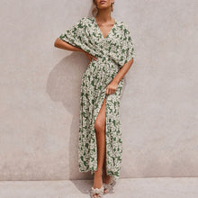 Load image into Gallery viewer, Sexy V-Neck Floral Printed Maxi Dress