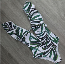 Load image into Gallery viewer, Sexy Deep V-Neck Backless One Pieces Swimwear