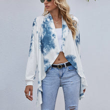 Load image into Gallery viewer, Tie-dye Long-sleeved Cardigan Top