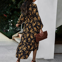 Load image into Gallery viewer, Vintage Floral Printed Maxi Vacation Dress