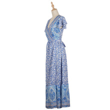 Load image into Gallery viewer, Bohemian Floral Printed Vacation Maxi Dress