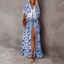 Load image into Gallery viewer, Fashion Loose Printed Vacation Cover Up Dress