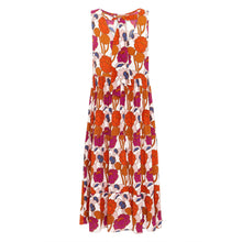 Load image into Gallery viewer, Round Neck Sleeveless Floral Printed Beach Maxi Dress