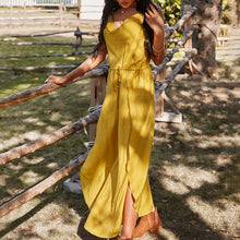 Load image into Gallery viewer, Casual Solid Color High Waist Jumpsuit