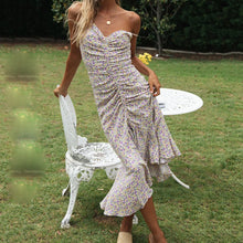 Load image into Gallery viewer, Sexy Floral Printed Slim Dress