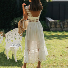 Load image into Gallery viewer, Elengat Lace Big Swing Maxi Dress