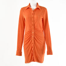 Load image into Gallery viewer, Lapel Single-Breasted Cardigan Dress