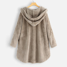 Load image into Gallery viewer, Hooded Fleece Coat