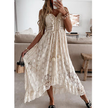 Load image into Gallery viewer, Elegant Lace Halter Maxi Dress