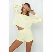 Load image into Gallery viewer, Pleated Shorts Suit Casual Look Set