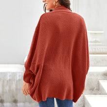 Load image into Gallery viewer, Bat Sleeve Knitted Sweater Coat