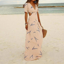 Load image into Gallery viewer, Bohemian Print V Neck Dress