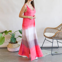 Load image into Gallery viewer, Gradient Slit Sling Maxi Dress