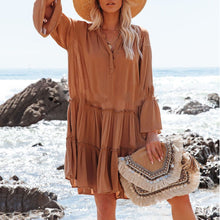 Load image into Gallery viewer, Chic Boho Vacation Casual Dress