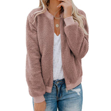 Load image into Gallery viewer, Classic Fashion Plush Zipper Jacket Coat