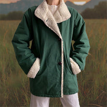 Load image into Gallery viewer, Fashion Plush Thick Warm Cotton Coat