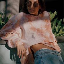 Load image into Gallery viewer, Tie-dye Printed Loose Sweatshirt