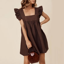Load image into Gallery viewer, Cute Solid Color Sleeveless Dress