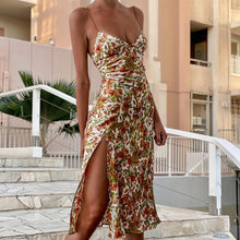 Load image into Gallery viewer, Sexy V-Neck Floral Dress Party Maxi Dress