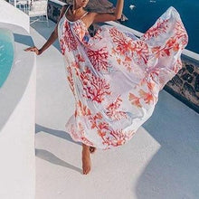 Load image into Gallery viewer, Sweet Printed Casual Loose Maxi Dress