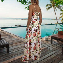 Load image into Gallery viewer, Floral Sling Vacation Maxi Dress