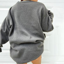 Load image into Gallery viewer, Cartoon Printed Round Neck Loose Casual Sweatshirt