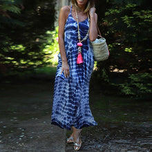 Load image into Gallery viewer, Casual Loose Fit Printed Maxi Dress