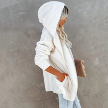 Load image into Gallery viewer, Hooded Plush Coat