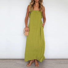 Load image into Gallery viewer, Lotus Lace Loose Maxi Dress
