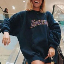 Load image into Gallery viewer, Womens Loose Letter Sweatshirt