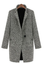 Load image into Gallery viewer, Houndstooth Fashion Coat