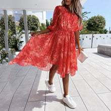 Load image into Gallery viewer, Fashion Floral Print Dress