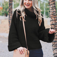 Load image into Gallery viewer, Solid Color Turtleneck Sweater