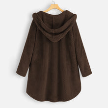 Load image into Gallery viewer, Hooded Fleece Coat