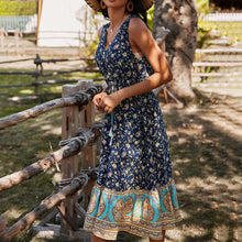 Load image into Gallery viewer, Casual Holiday Style Floral Printed Dress