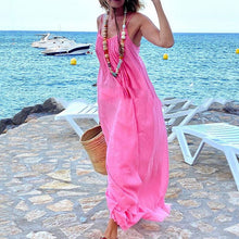 Load image into Gallery viewer, Fashion Sling Holiday Maxi Dress