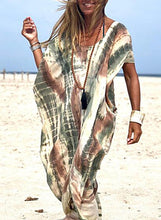 Load image into Gallery viewer, Casual Tie-Dye Short-Sleeved Loose Maxi Dress