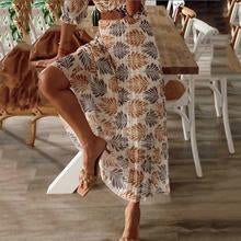 Load image into Gallery viewer, V Neck Printed Pleated Holiday Dress