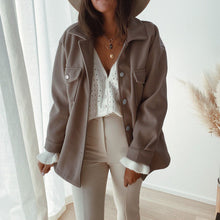 Load image into Gallery viewer, Casual Buttoned Woolen Coat
