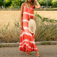 Load image into Gallery viewer, Casual Loose Fit Printed Maxi Dress
