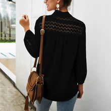 Load image into Gallery viewer, Solid Color Long Sleeve Chiffon Shirt